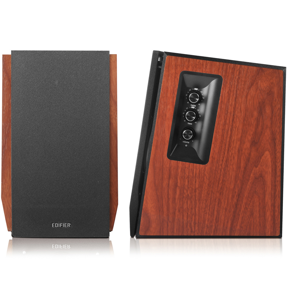 Edifier R1700BTS 2.0 Brown Bluetooth Bookshelf Speaker Set 66W Image 2