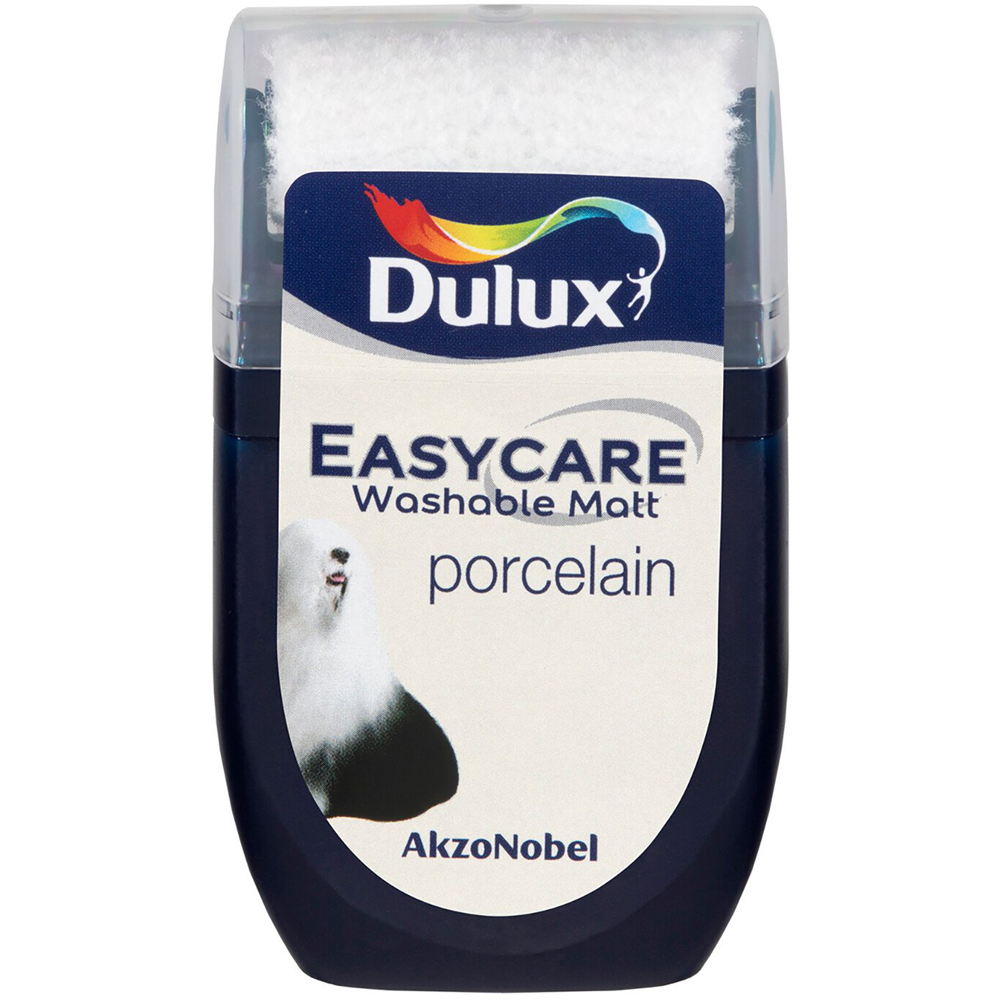 Dulux Easycare Washable Matt Tester - Porcelain Image