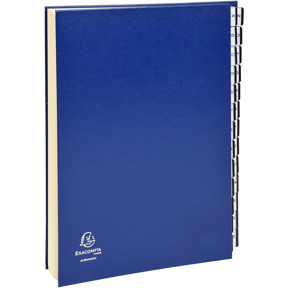 Exacompta A4 Blue Multi-Part File Ordonator with 26 A-Z Tabs Image 2