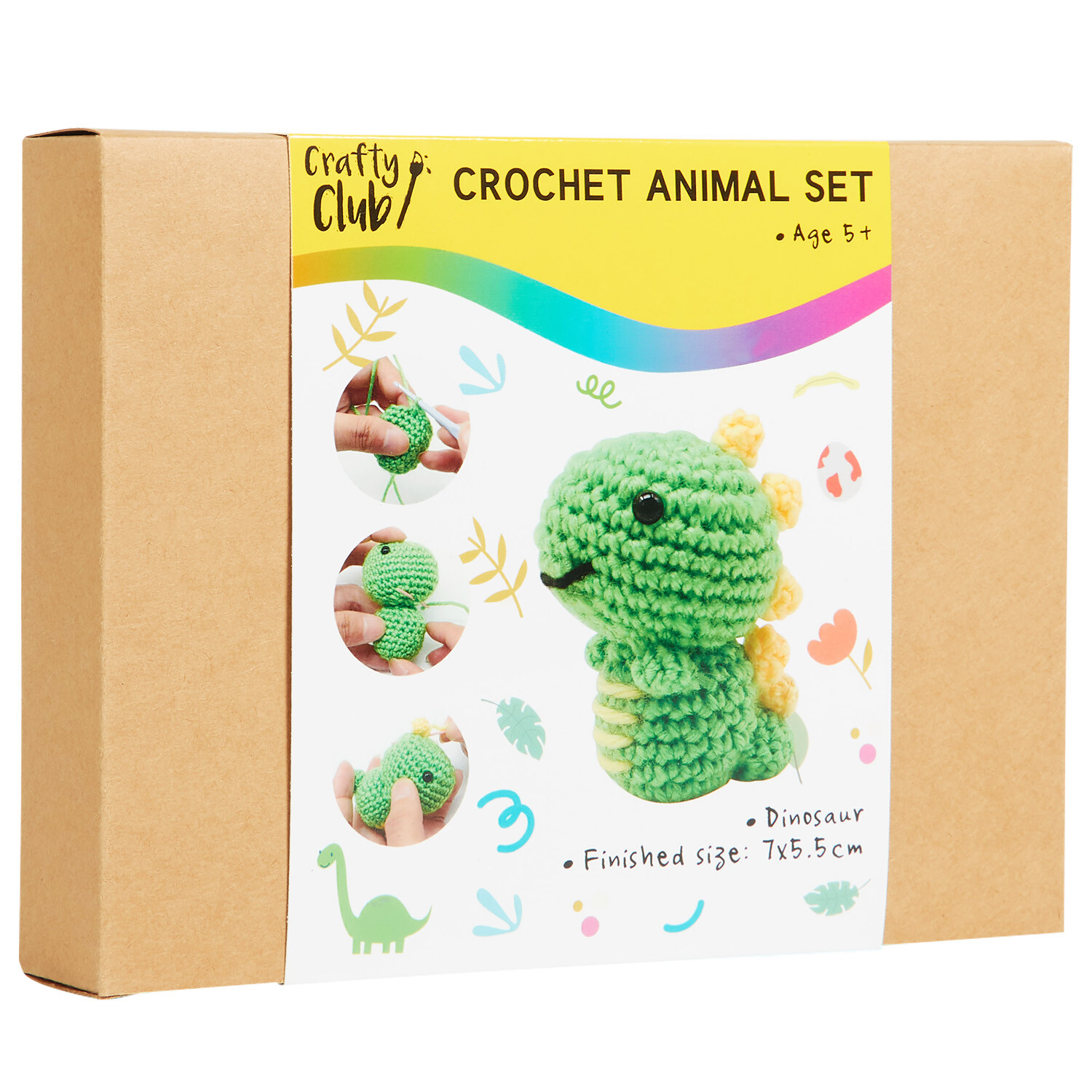 Crochet Animal Set - Multicolour Image 4