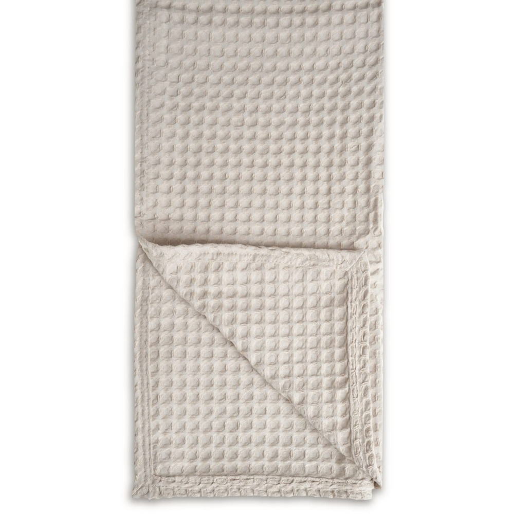 Allure Home Fashions Hotel Taupe Waffle Throw Blanket 225 x 250cm Image 3