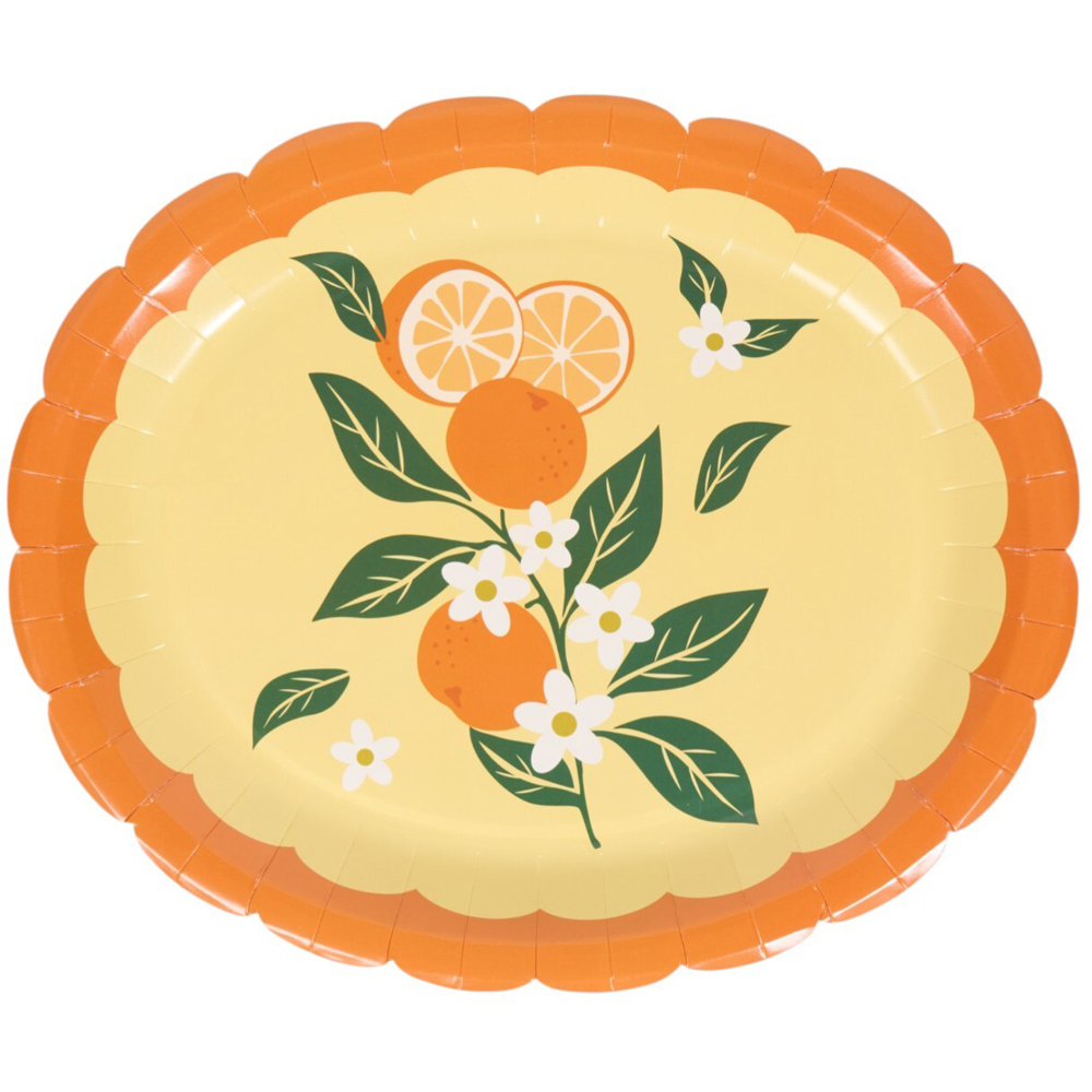 Pack of 4 Orange Blossom Platters Image 2