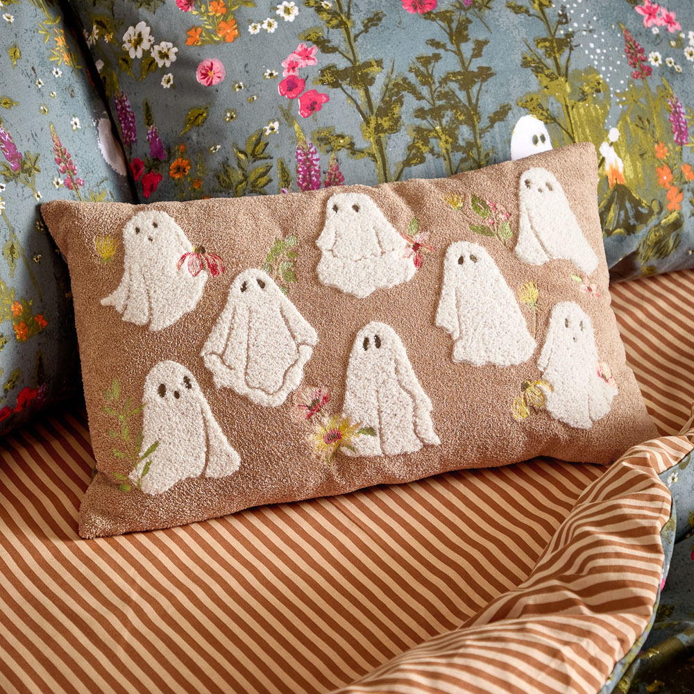 Furn Botanical Ghost Natural Boucle Cushion 30 x 50cm Image 2