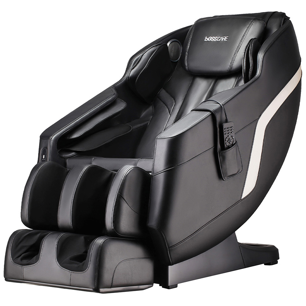 H&O Direct Zero Gravity Faux Leather Massage Chair with Bluetooth Speaker and Waist Heating Image 2
