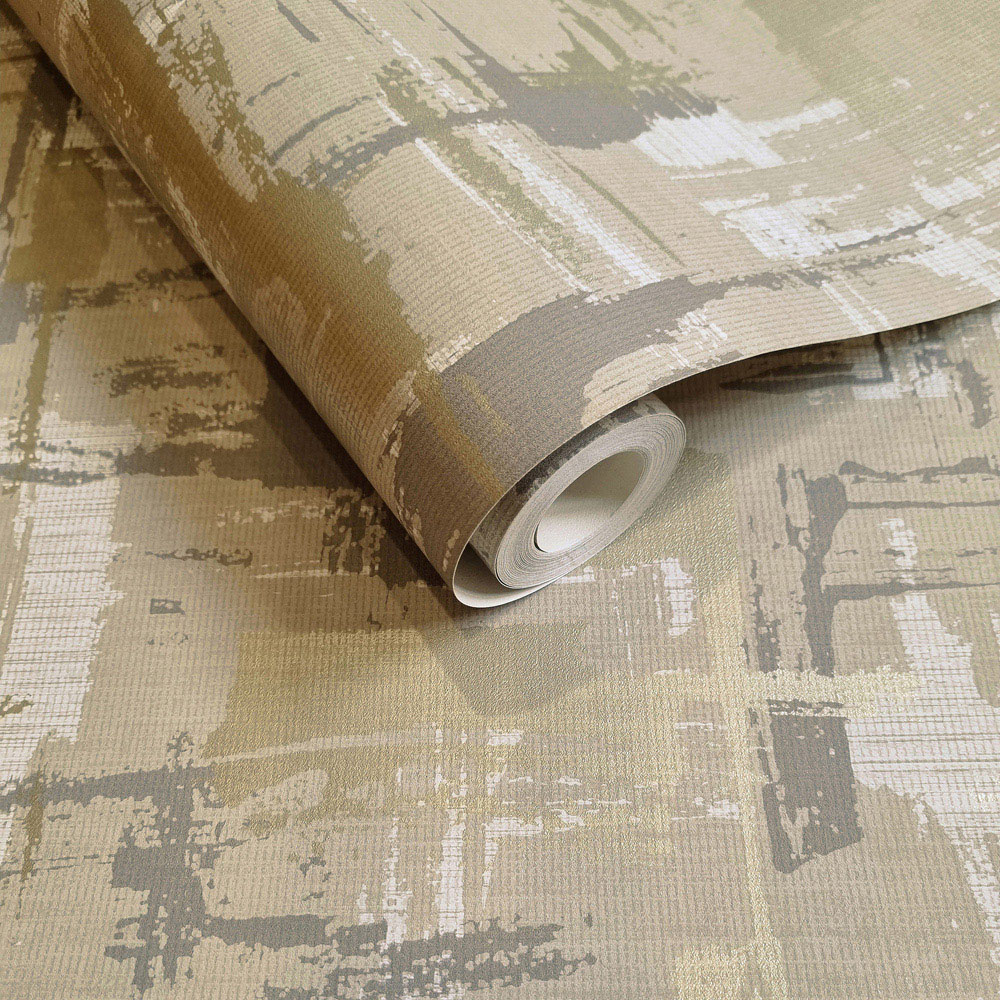 Holden Abstract Geo Beige Wallpaper Image 2