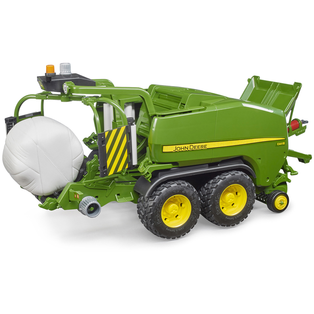 Bruder Kids John Deere C441R Wrapping Chamber Baler Playset Model Image 2