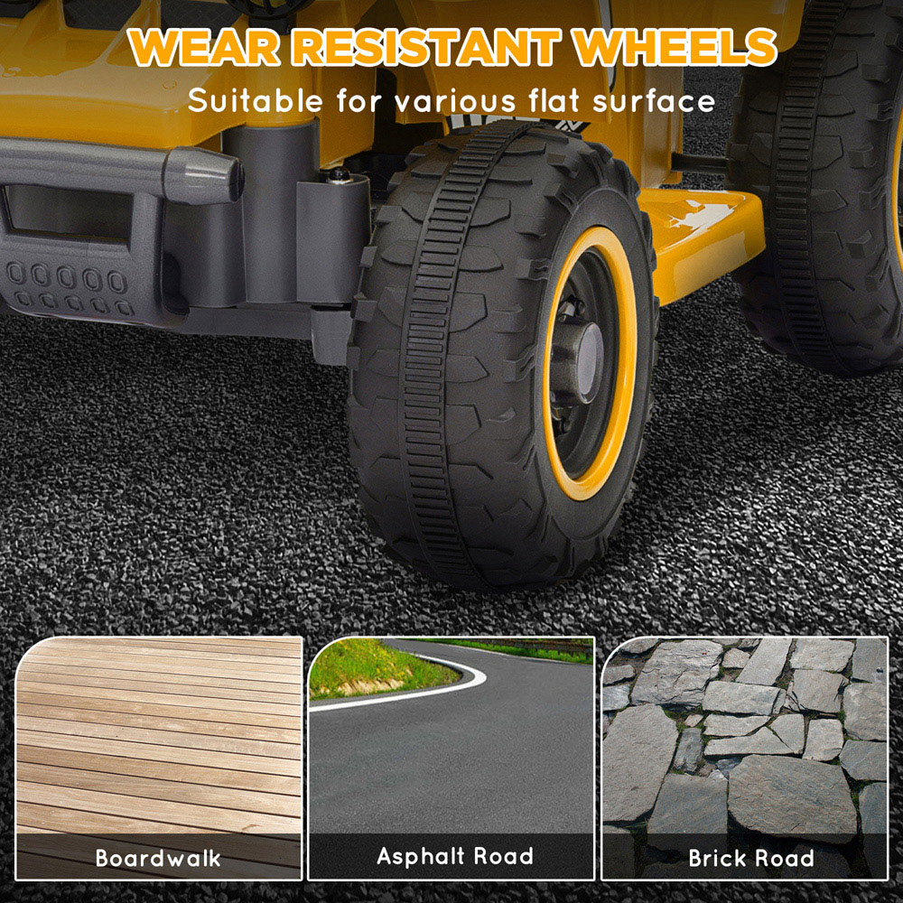 Tommy Toys Kids Yellow Electric Quad Bike Image 5