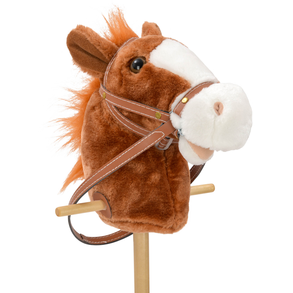 Toyrific Dark Brown Kids Hobby Horse Toy Image 3