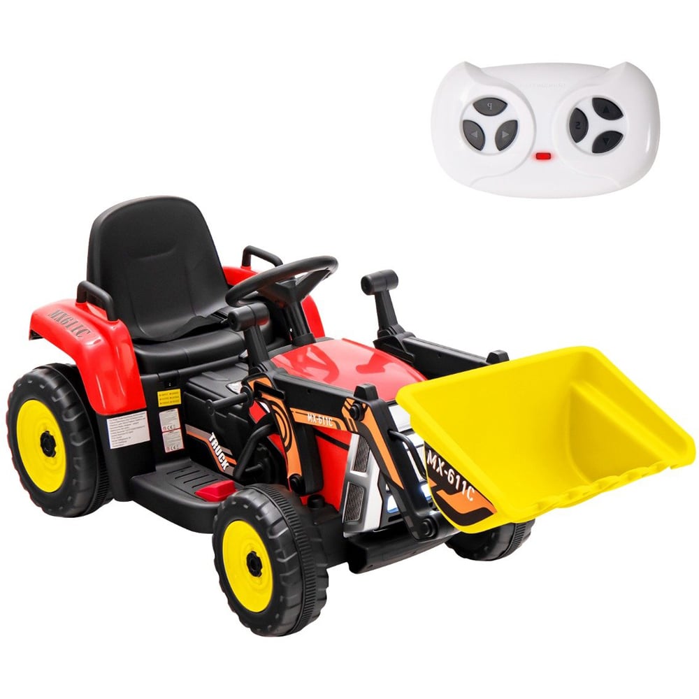 Costway Red Battery Powered Loader Digger Image 3
