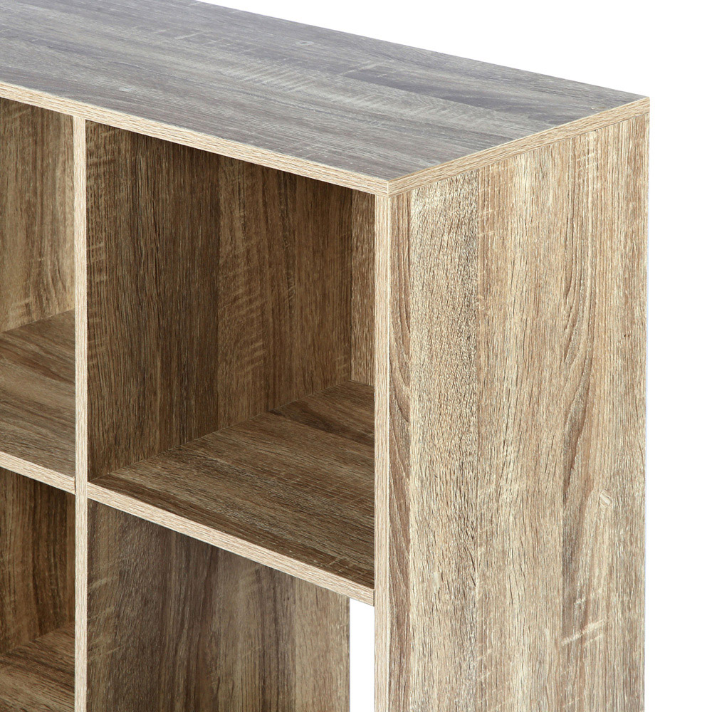 Jane 9 Shelf Oak Cube Storage Unit Image 6