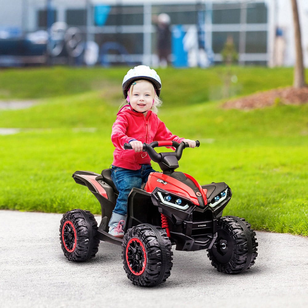 Tommy Toys Kids Red Electric Quad Bike Image 2