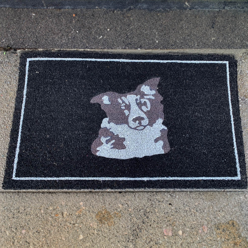 Arboria Garden Decor Sheepdog Coir Door Mat 45 x 75cm Image 2