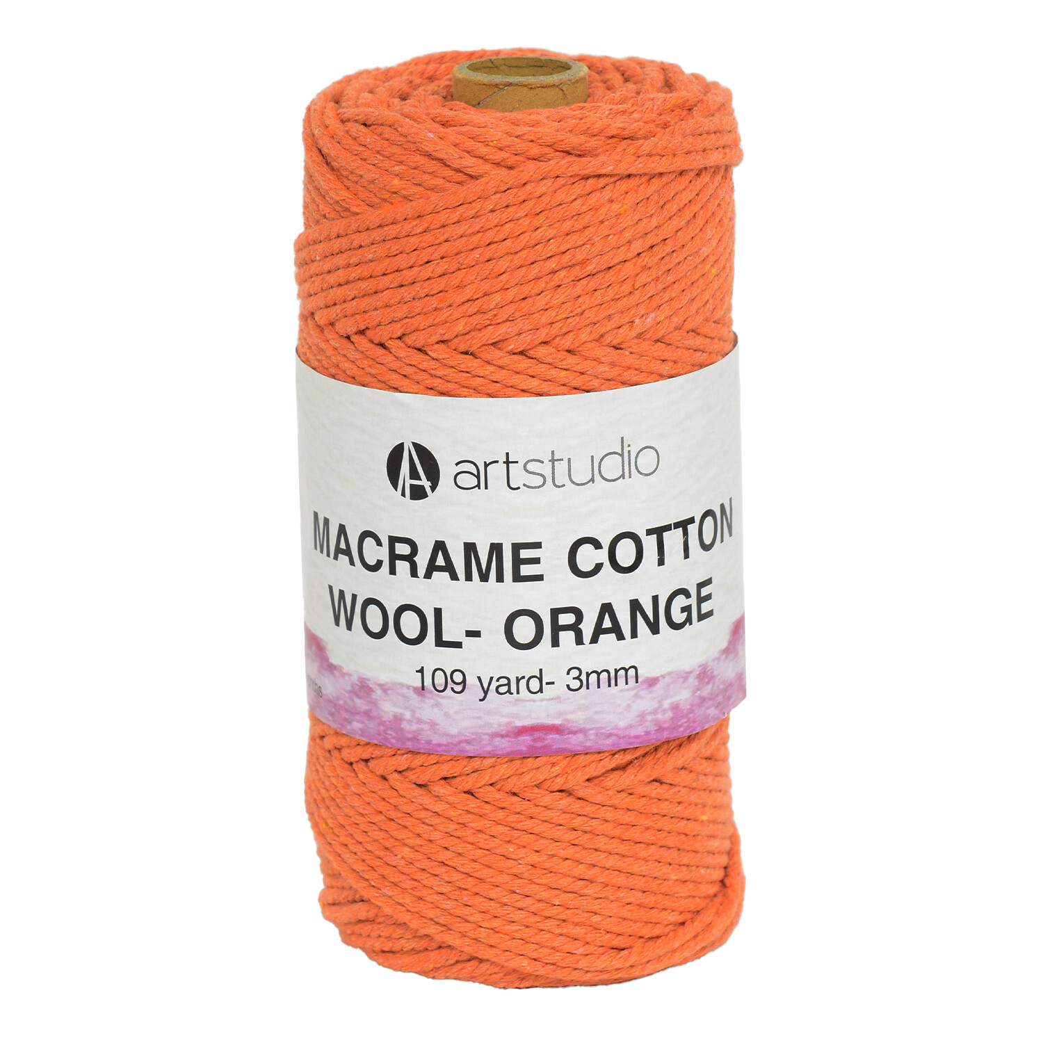 Art Studio Macrame Cotton Wool - Orange Image