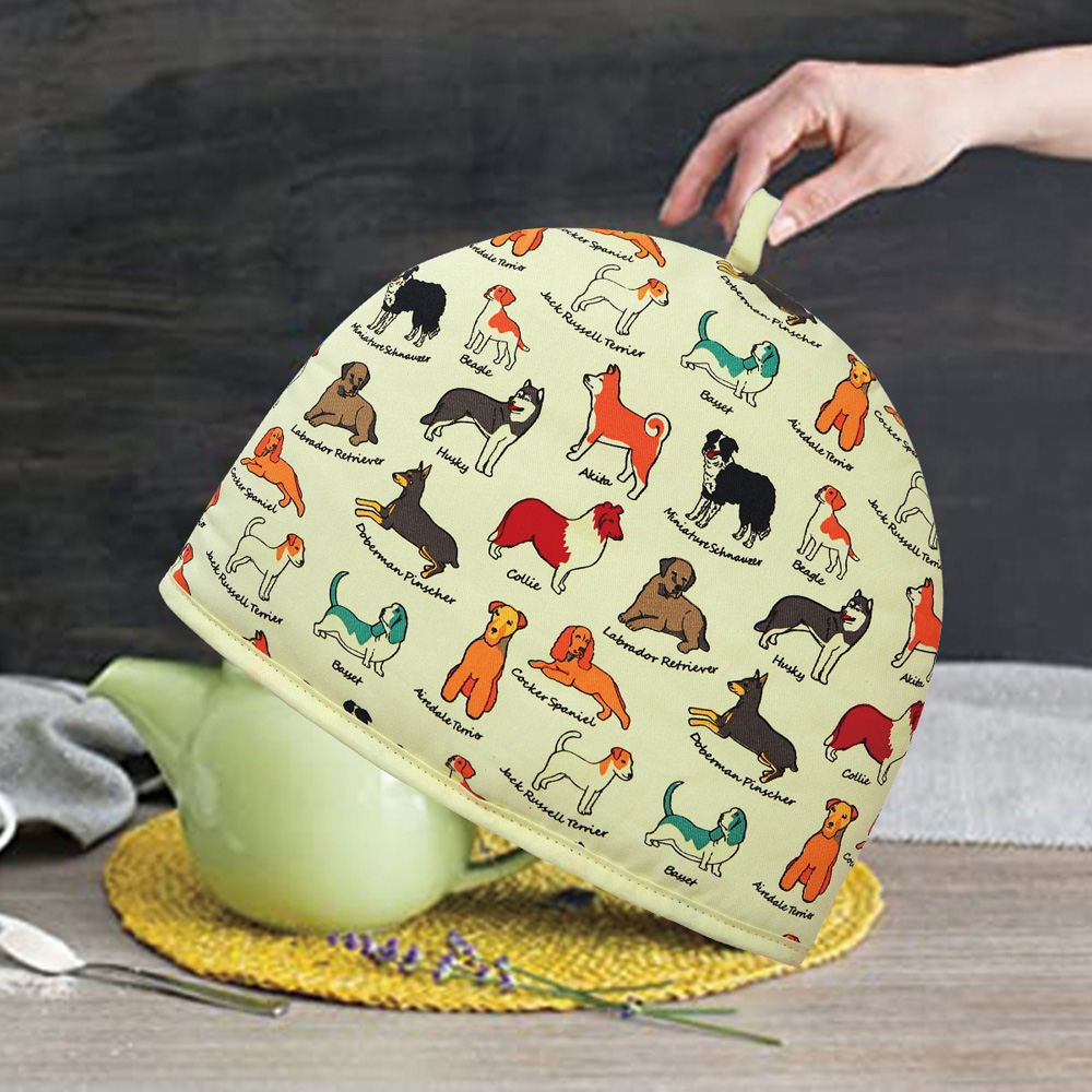 Highlands Homeware Dog Print Tea Cosy Image 2