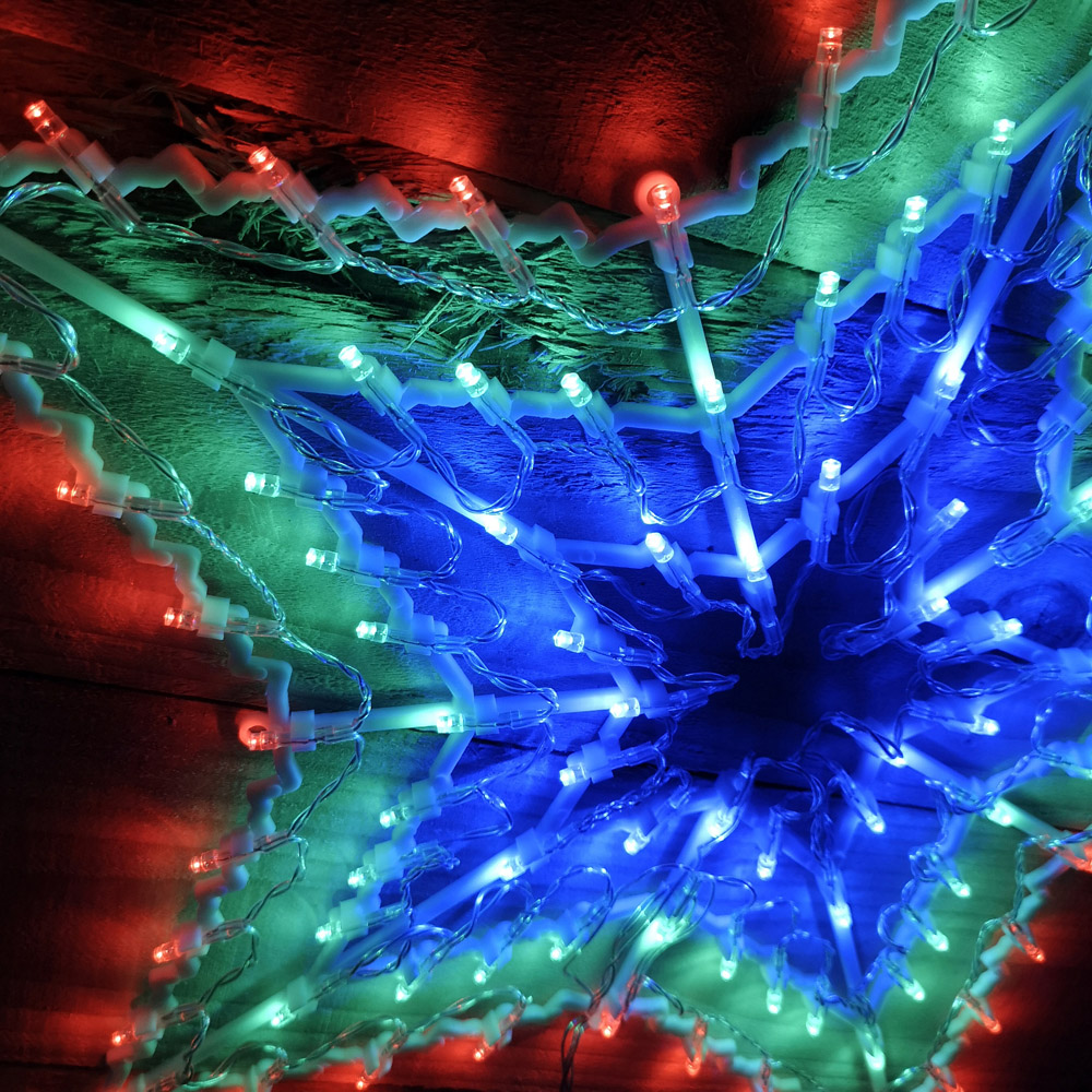Samuel Alexander 100 Multicolour LED Outdoor Window Star Light 50cm Image 2