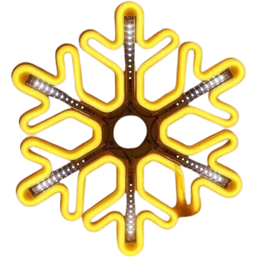 Marco Paul Warm White LED Snowflake Rope Light Image 2