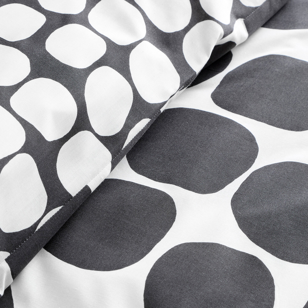 Polka Dots Bedding Set Monochrome King Image 3