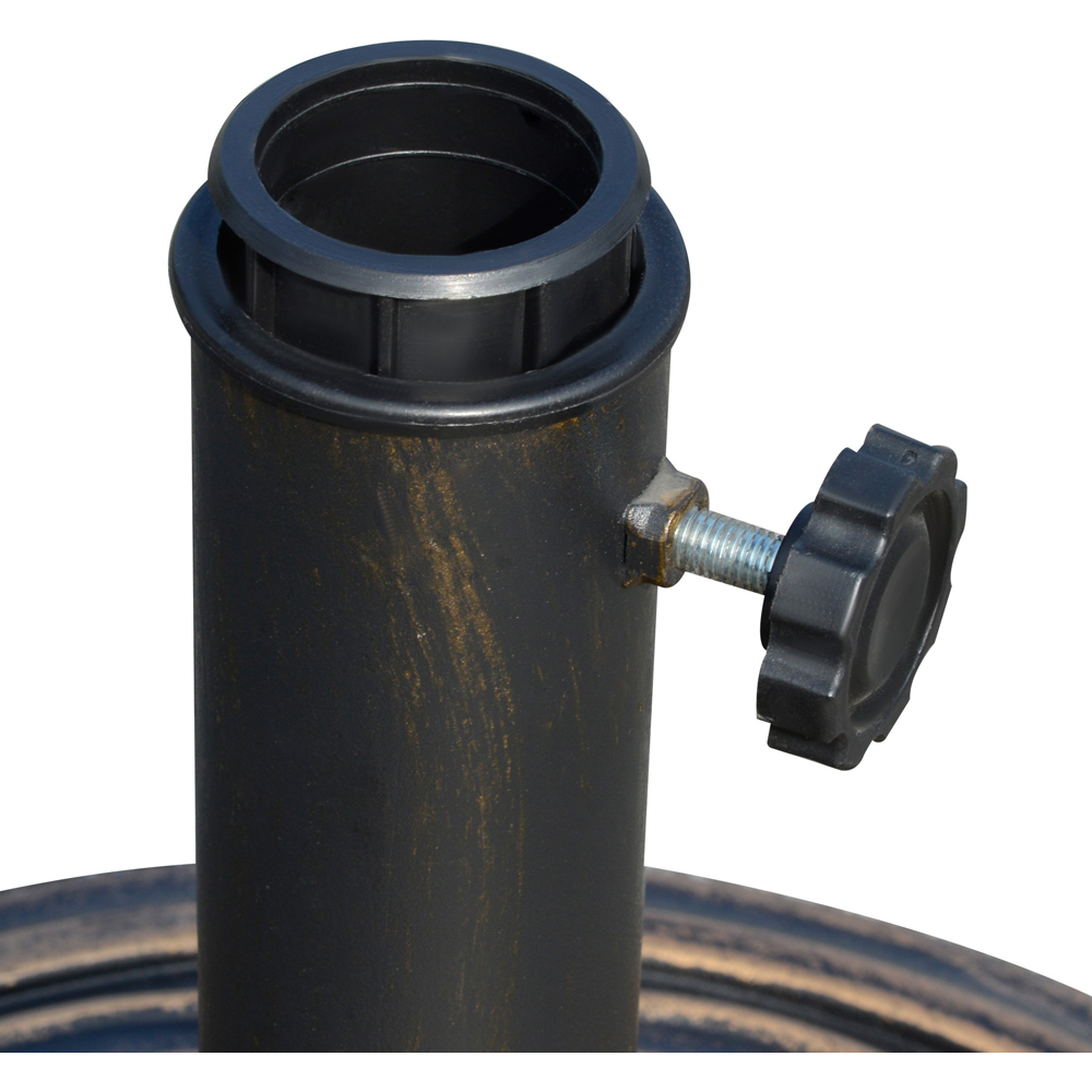 Outsunny Bronze Tone Round Parasol Base 11.5kg Image 3