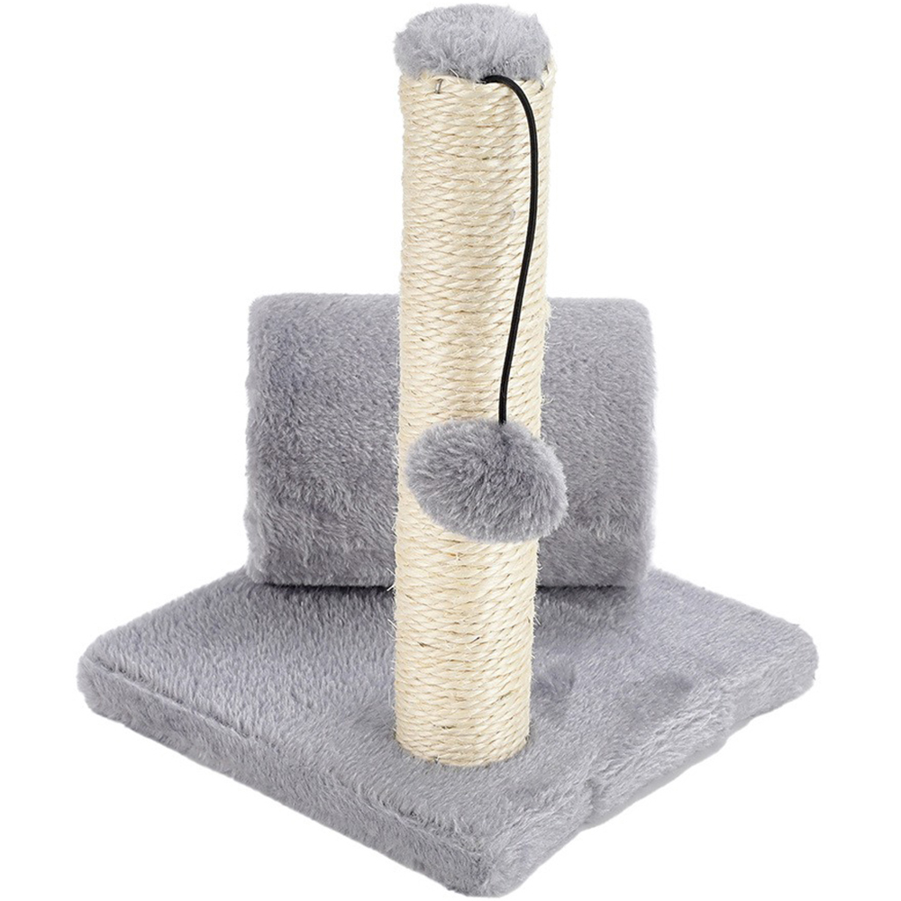 Living and Home Cat Scratching Post with Toys and Tunnel Image 4