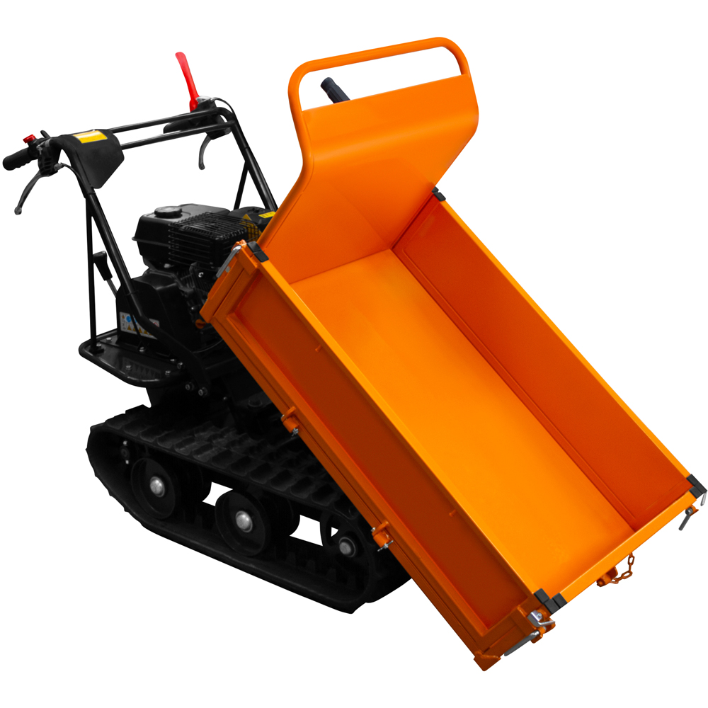 T-Mech Orange Tracked Mini Dumper Petrol Transporter Image 4