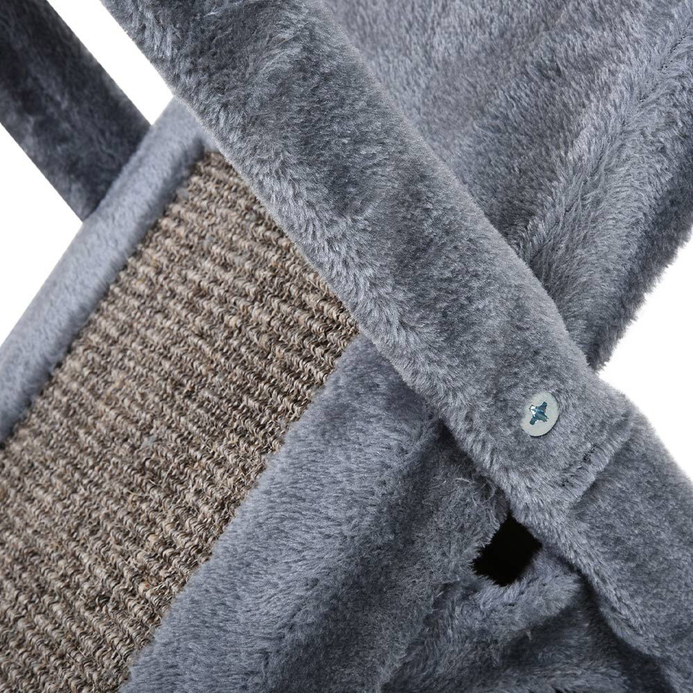PawHut 2 Tier Cat Tree Play Rest Image 6