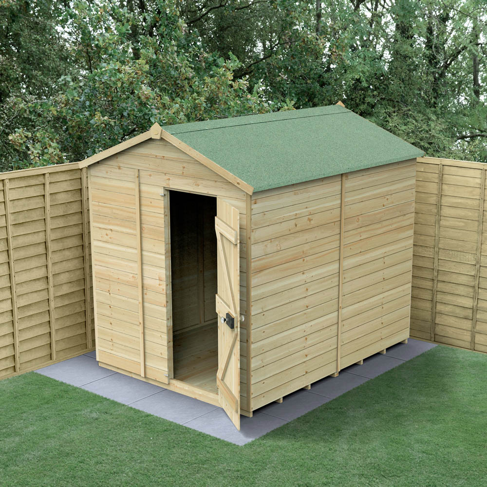 Forest Garden Timberdale 6 x 8ft Apex Shed Image 2