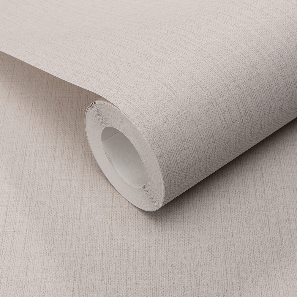 Erismann Elin Woven Modern Plain Creme Wallpaper Image 2