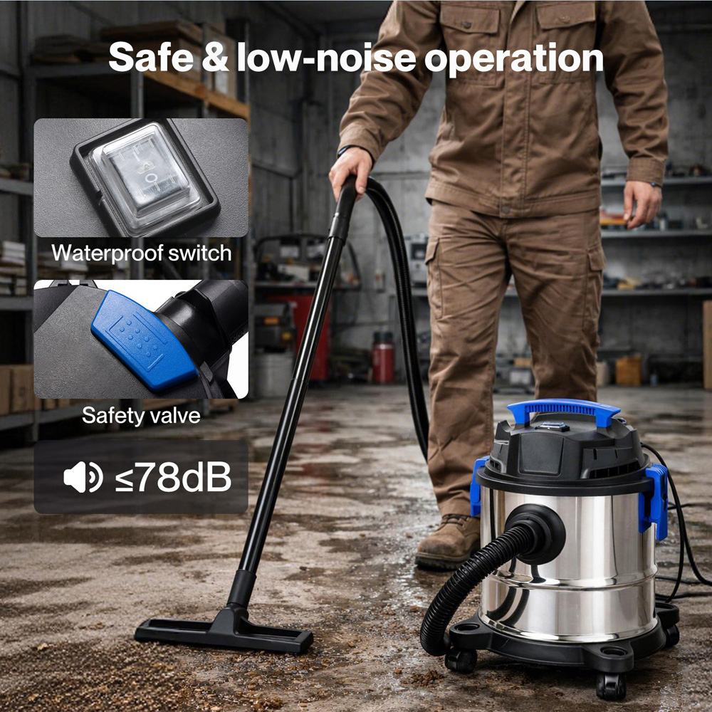 Spector RB1025-SL-UK Wet and Dry Vacuum Cleaner with Accessories 1200W Image 5