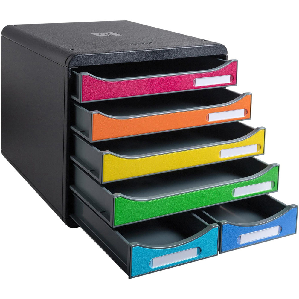 Exacompta Big Box Maxi Iderama 6 Drawer Harlequin Filing Module Image 4