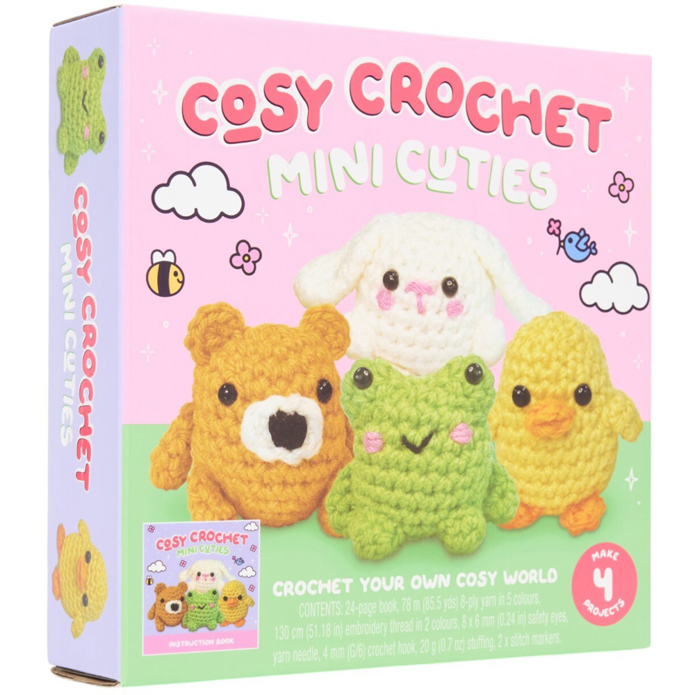 Cosy Crochet Mini Cuties Kit Image 1