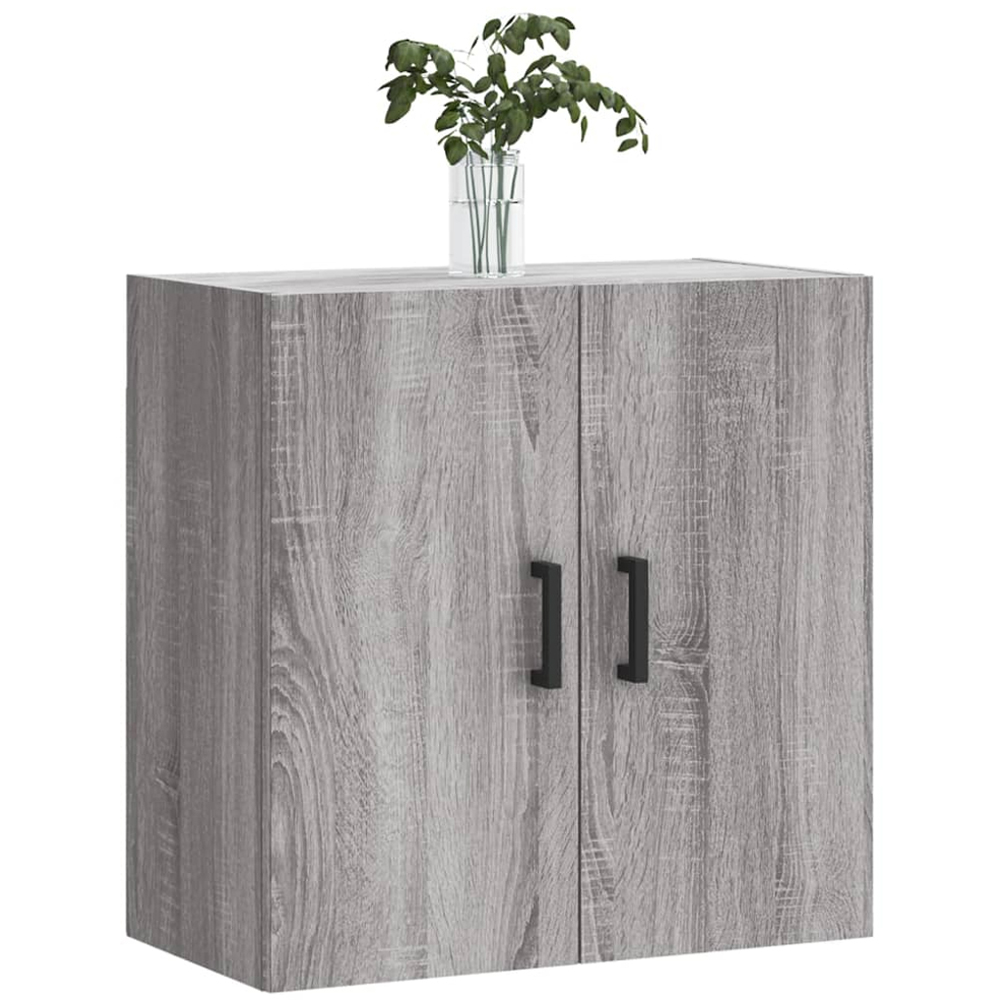vidaXL 2 Door Grey Sonoma Oak Wall Cabinet Image 3
