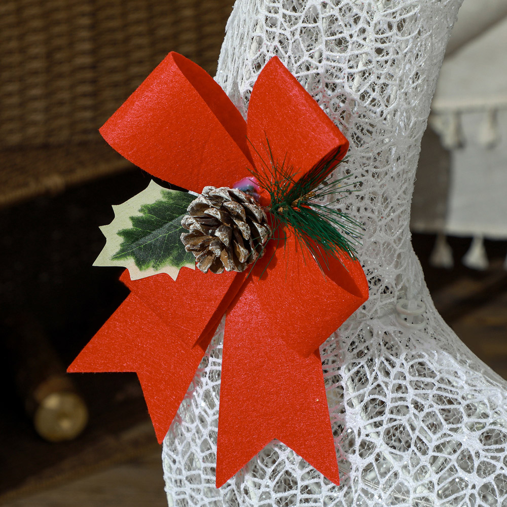 Everglow Light Up Reindeer and Sleigh Christmas Decoration Image 7