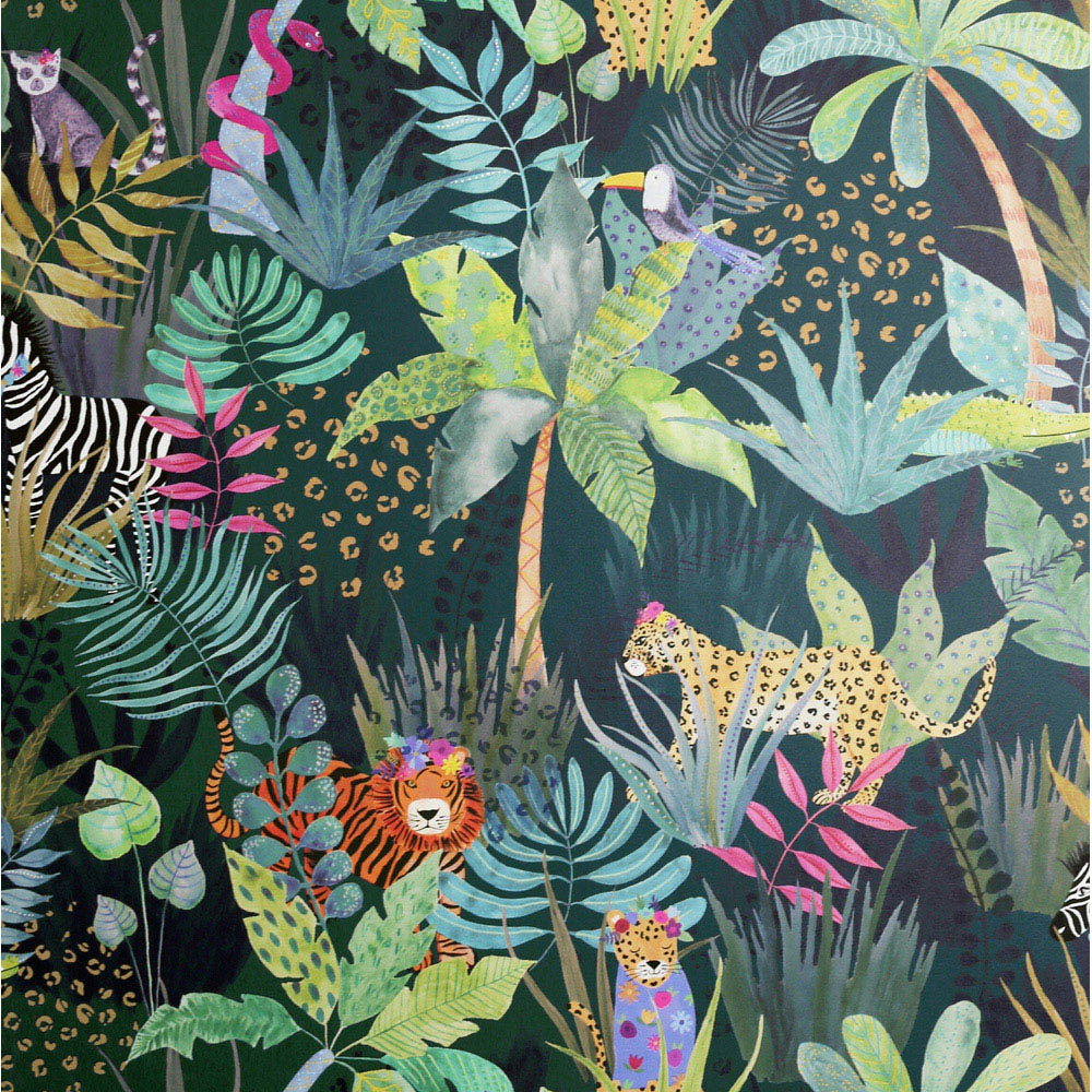 Arthouse Hidden Jungle Multi Wallpaper Image 1