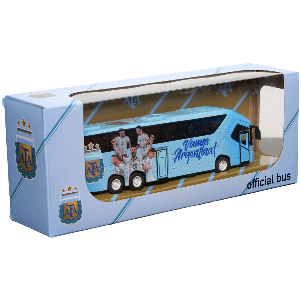Banbo Argentina Bus Model Football Team Coach Toy Image 6