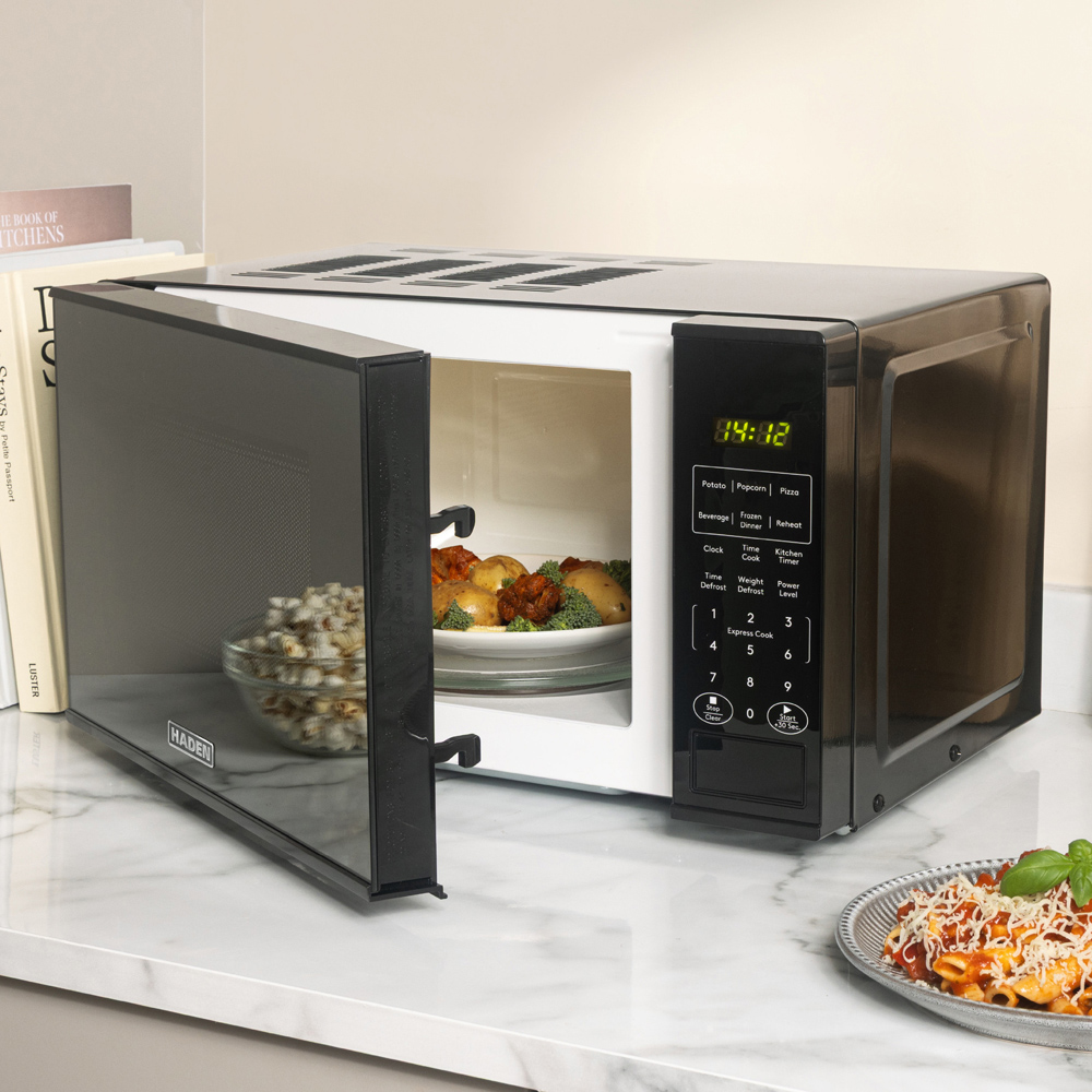 Haden 214669 Black 20L Touch Control Microwave 800W Image 2