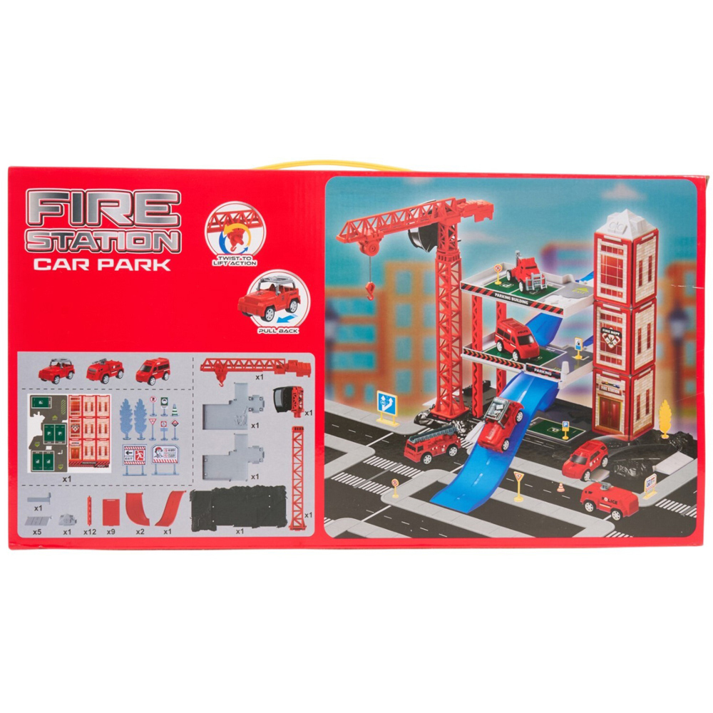 Fire Station Car Park Playset Image 3