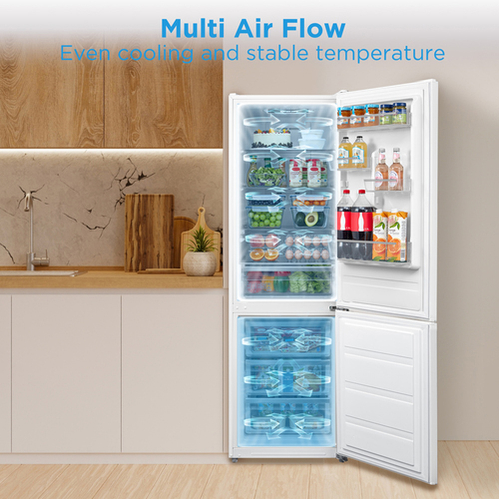 Midea MDRB424FGD01O White Total No Frost 310L Combi Fridge Freezer Image 7