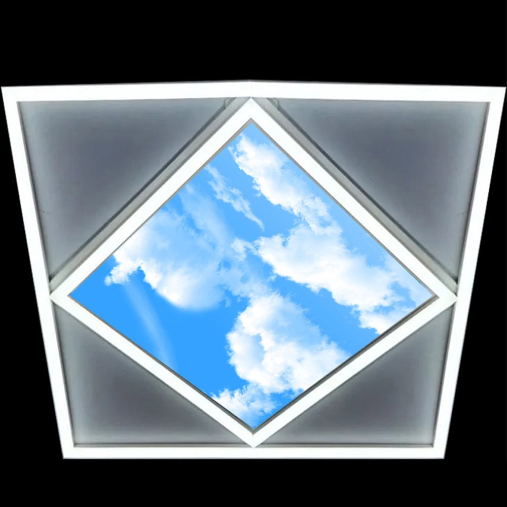 ENER-J 70W 6500K Cool White Diamond Sky and Cloud Ceiling LED Panel Light 600 x 600mm Image 4