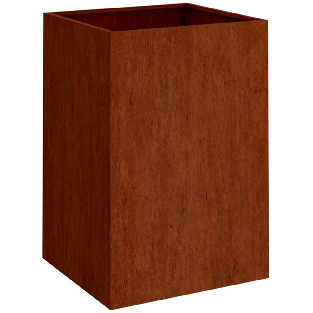 vidaXL Brown Corten Steel Garden Planter 75 x 38 x 42cm Image 1