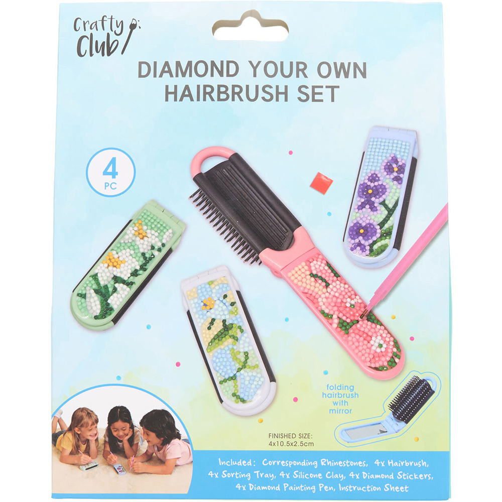 Diamond Your Own Hairbrush Set Image 1