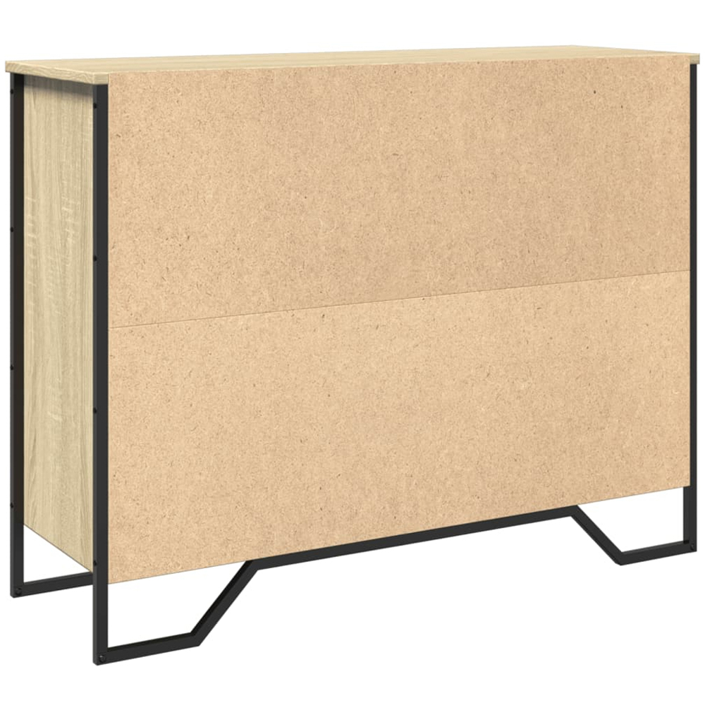 vidaXL 3 Door 3 Drawer Sonoma Oak Large Sideboard Image 7