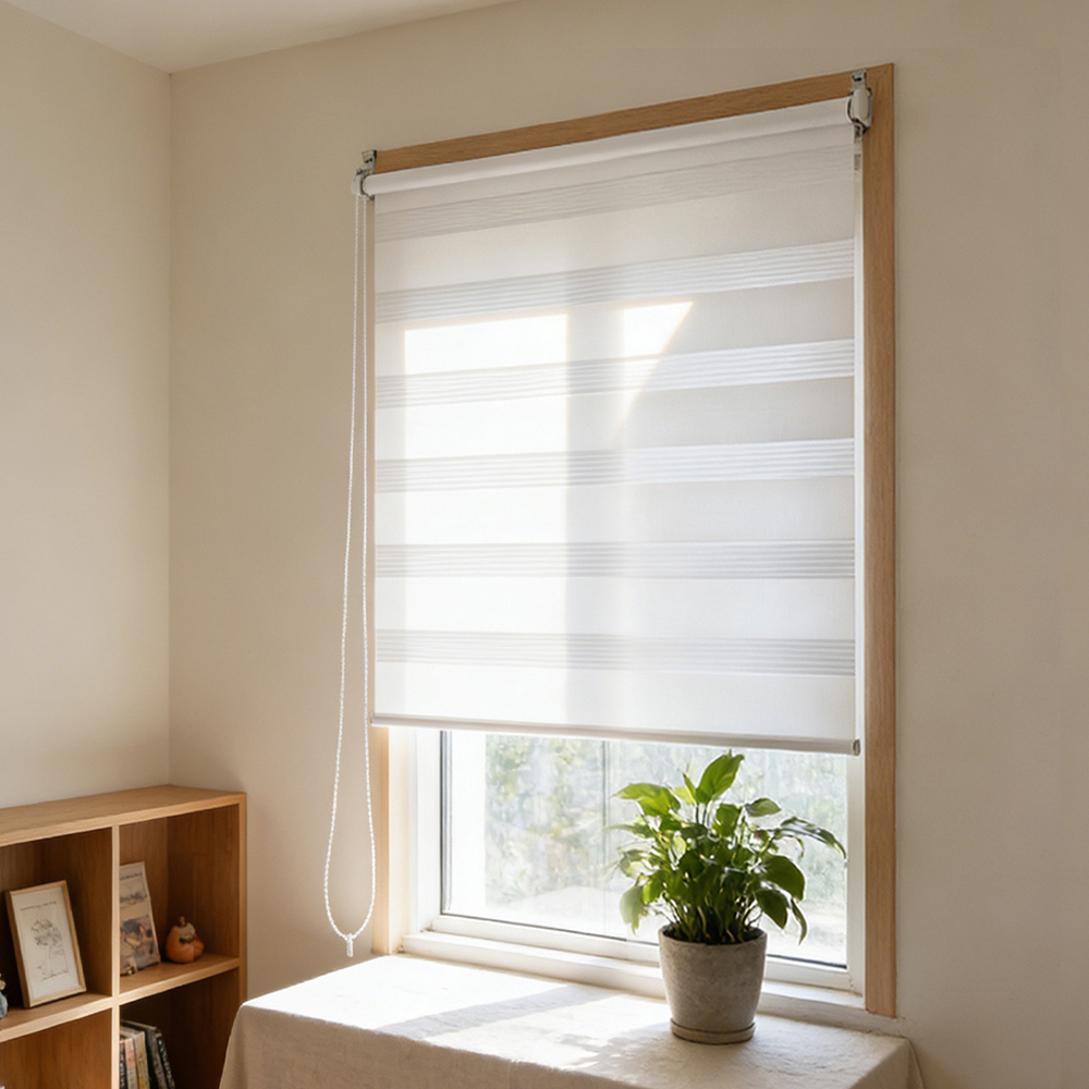 Living and Home Zebra Roller Blind White 90 x 150cm Image 7