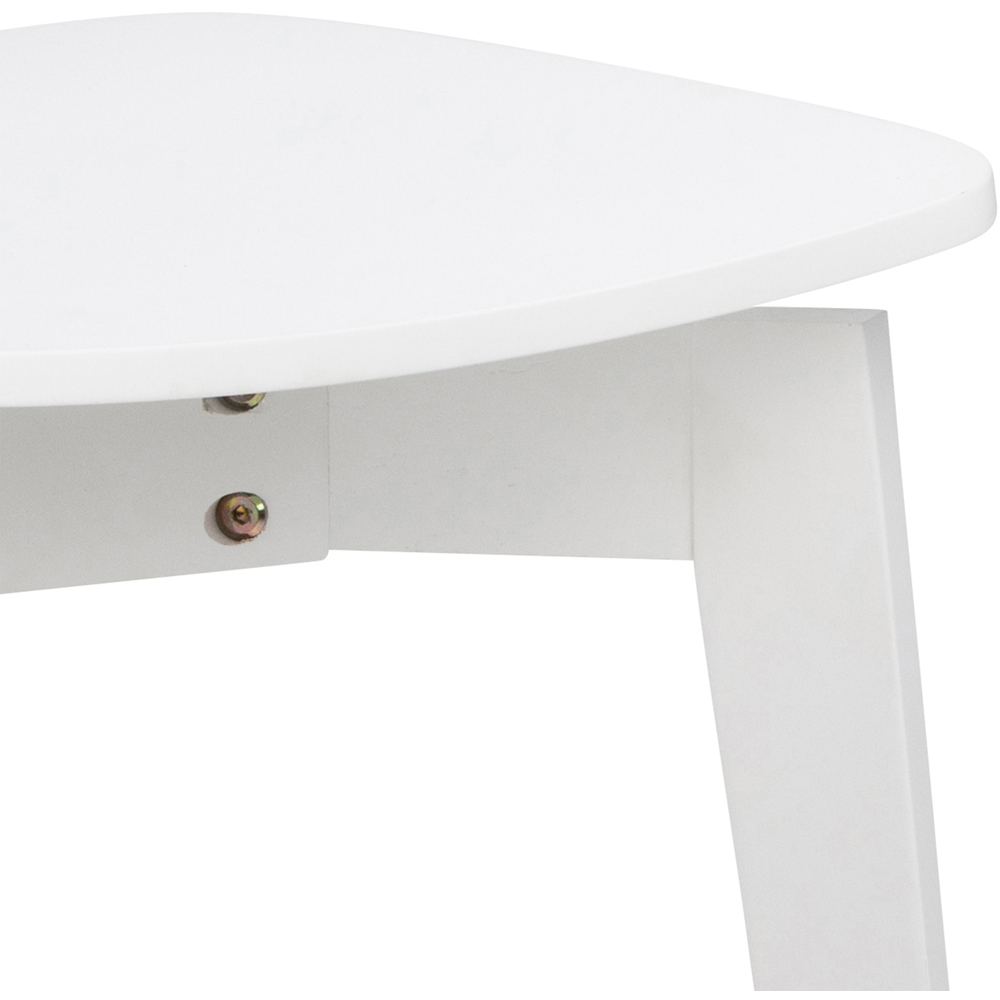 Florence Roxby 4 Seater Extending Square Dining Table White Image 7
