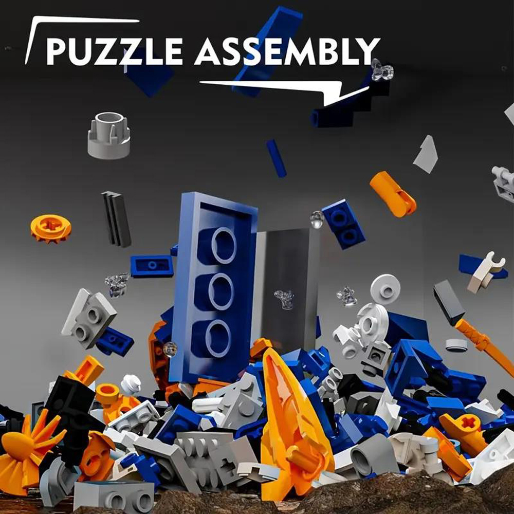 DYZI 687 Mechanical Shark Building Set Image 8