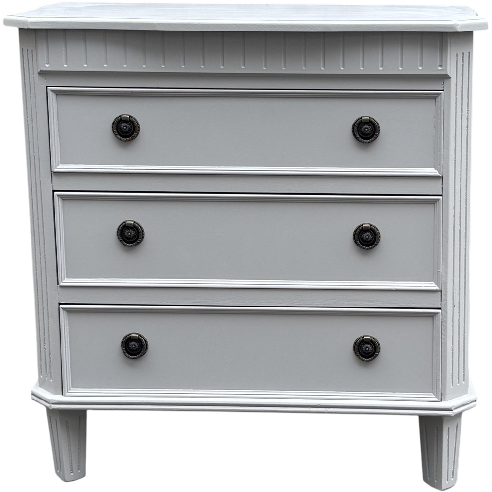 Acacia Home 3 Drawer Chest Of Drawers Image 2