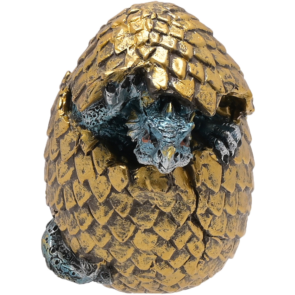 Hocus Pocus Halloween Golden Orion Dragon Egg Figurine Image 4
