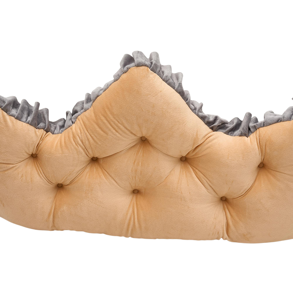 Living and Home Amber Camel Crown Headboard Pillow 90 x 50cm Image 3