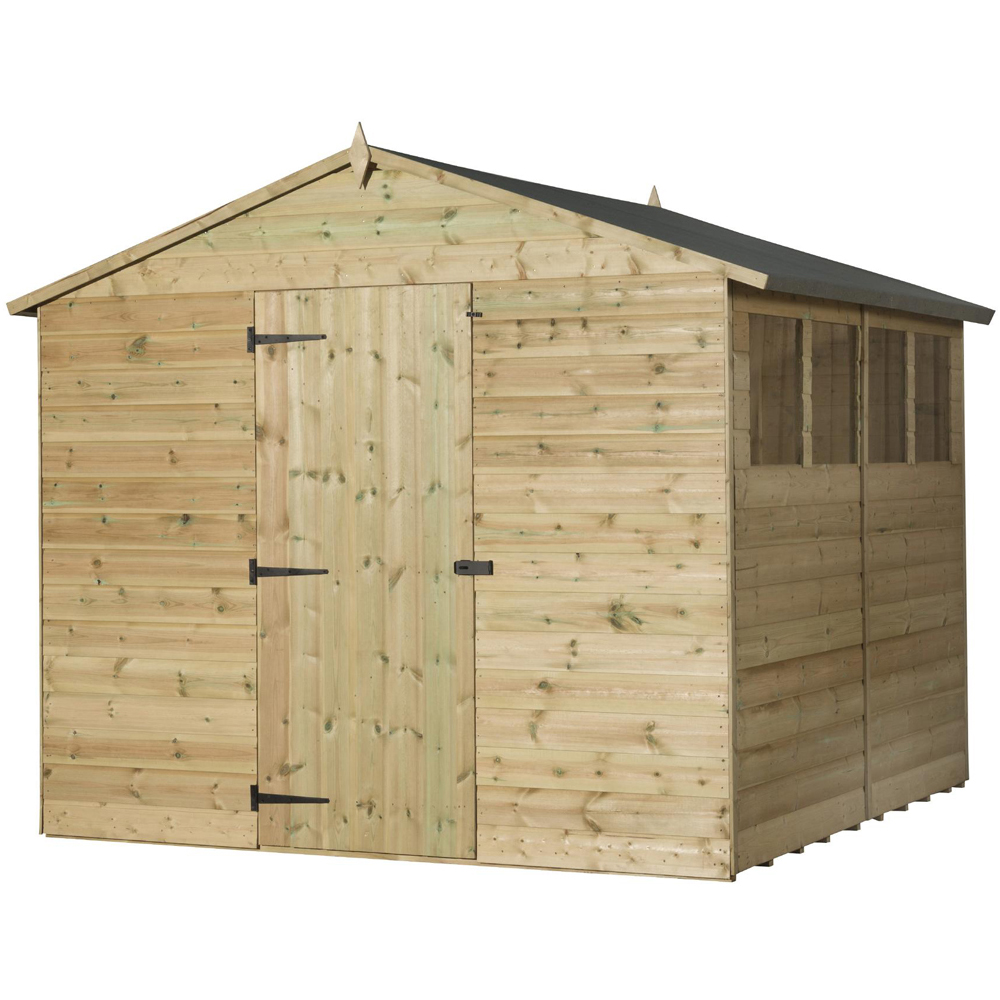 Empire Sheds 9200 8 x 10ft Tongue and Groove Apex Garden Shed Image 1