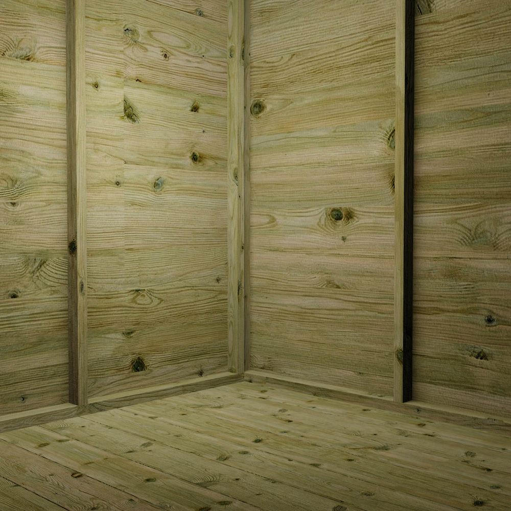 Mercia Helios 8 x 8ft Double Door Premium Shiplap Traditional Summerhouse Image 7