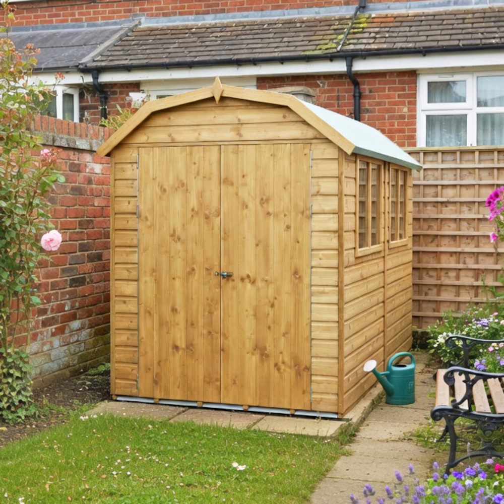Shire Barn 10 x 6ft Double Door Shiplap Apex Garden Shed Image 5